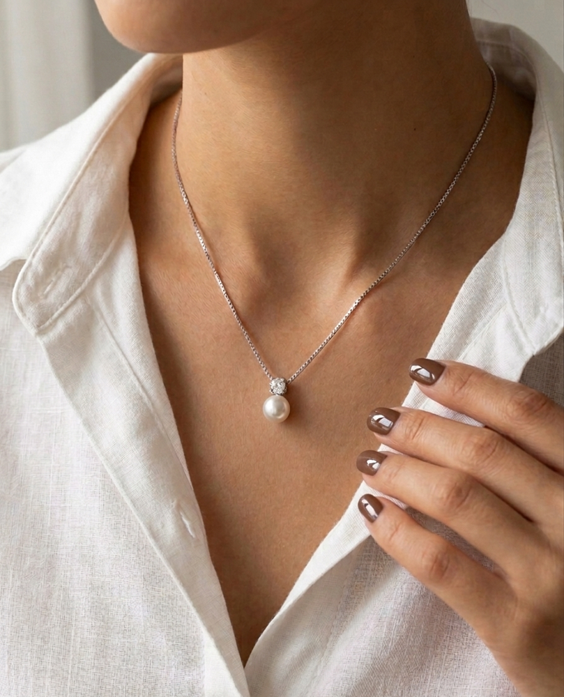 Collar Plata 925 - Avant Pearl Collection 4PRCZ13 - Imagen 2