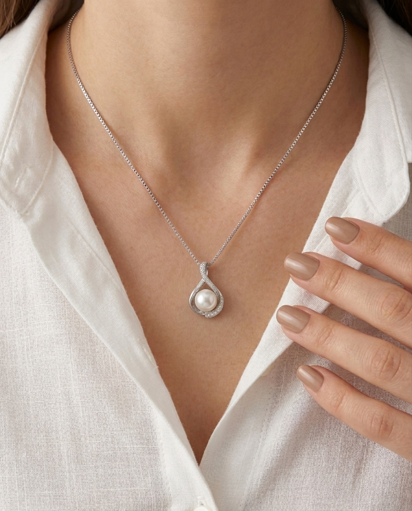 Collar Plata 925 - Avant Pearl Collection 4PRCZ35 - Imagen 2