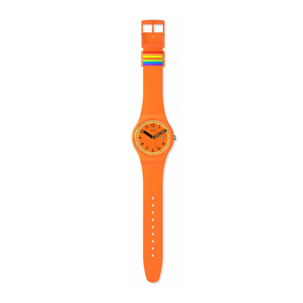 Reloj Swatch Proudly Orange SO29O700 - Imagen 2