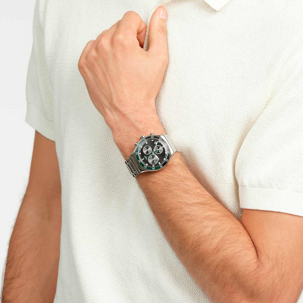 Reloj Swatch Dark Green Irony YVS506G - Imagen 2