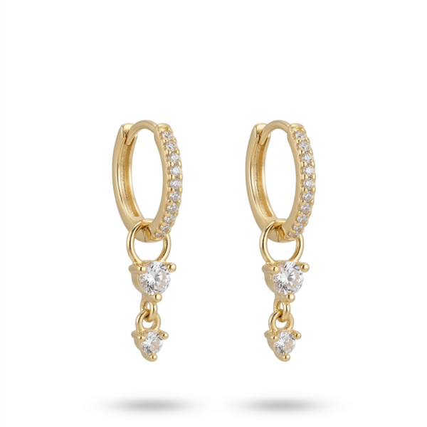 Aros Plata 925  - Avant Gold Collection 1AZ35D