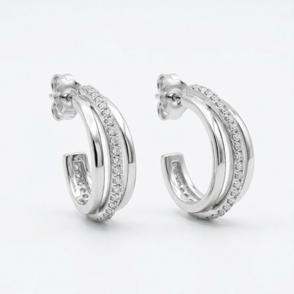 Aros Plata 925  - Avant Zirconia Collection 1Z39