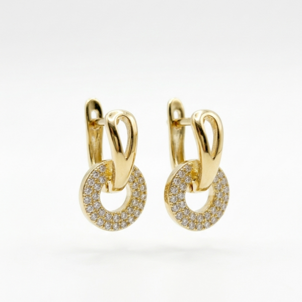 Aros Plata 925  - Avant Gold Collection 1Z98D