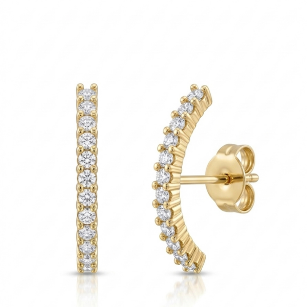 Aros Plata 925  - Avant Gold Collection 1Z64D