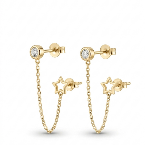 Aros Plata 925  - Avant Gold Collection 1Z82D