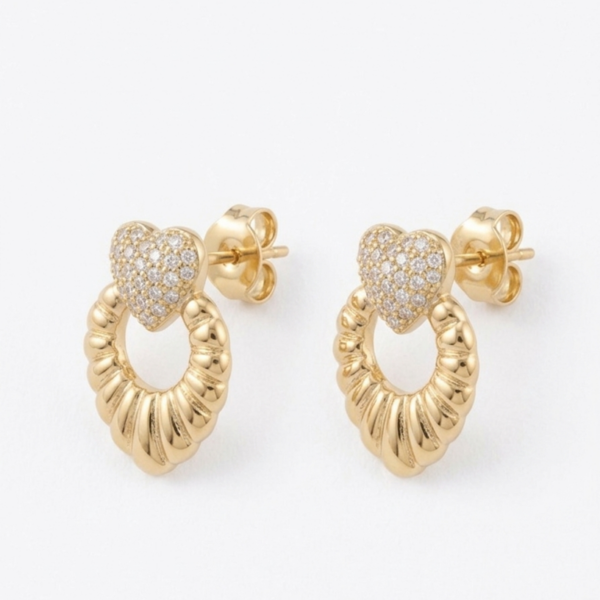 Aros Plata 925  - Avant Gold Collection 1Z84D