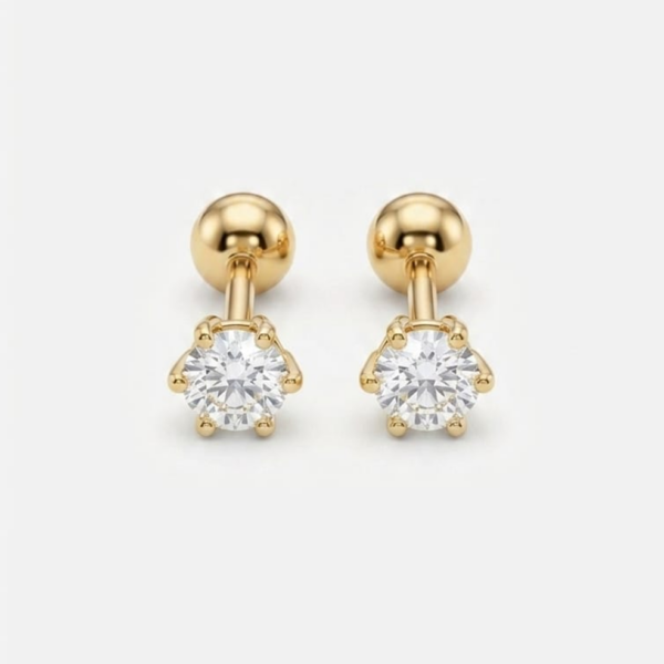 Aros Plata 925  - Avant Gold Collection 1GRF4D