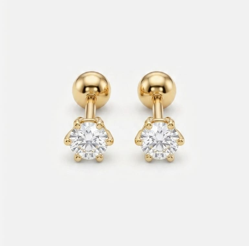 Aros Plata 925 - Avant Gold Collection 1GRF4D