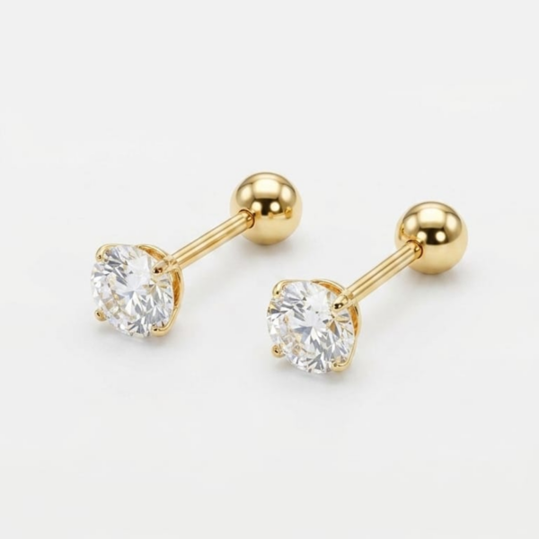 Aros Plata 925 - Avant Gold Collection 1GRF5D