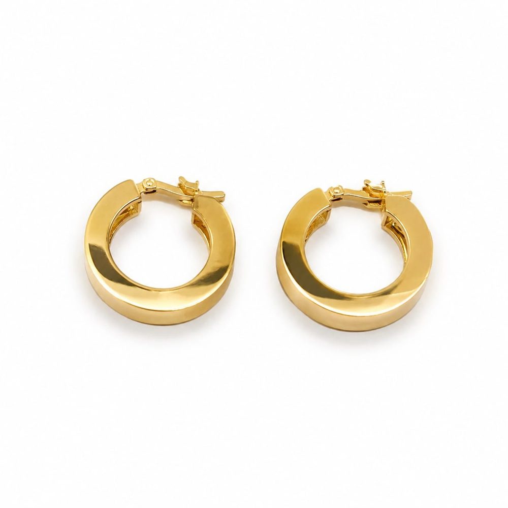 Aros Plata 925 - Avant Gold Collection 1ITD3