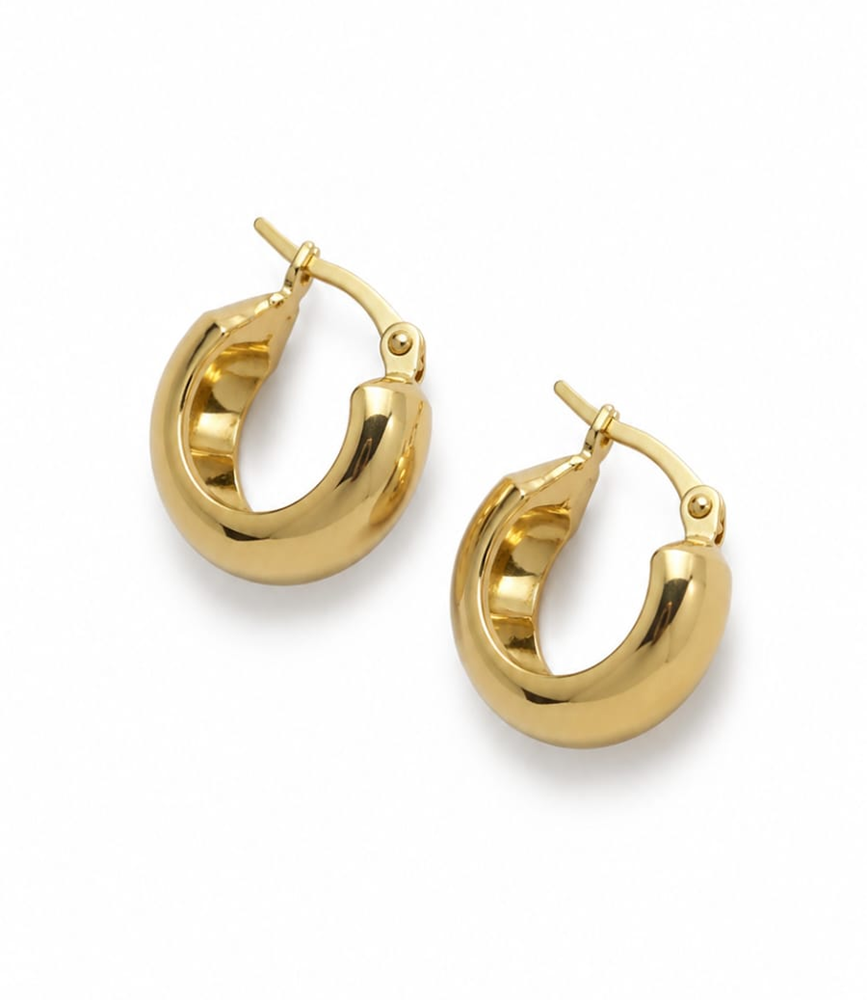 Aros Plata 925 - Avant Gold Collection 1ITD4