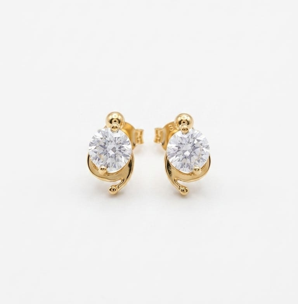 Aros Plata 925 - Avant Gold Collection 1Z54D