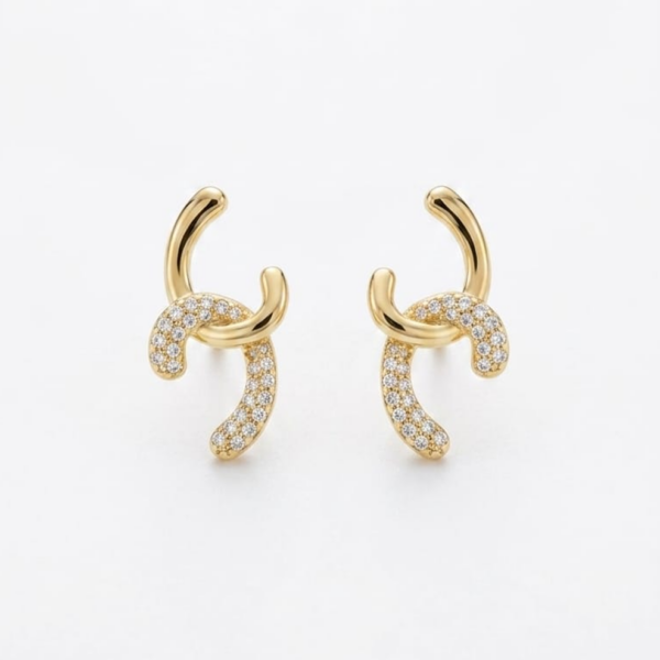 Aros Plata 925 - Avant Gold Collection 1Z96D