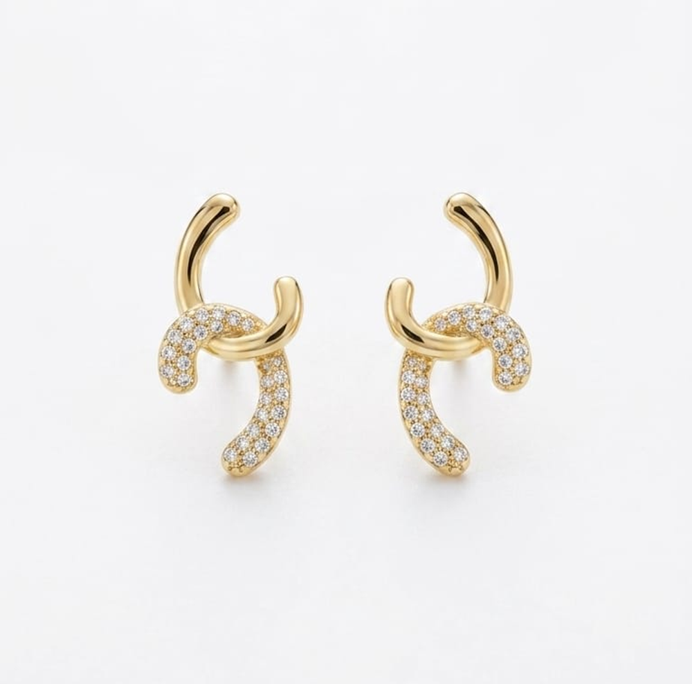 Aros Plata 925 - Avant Gold Collection 1Z96D