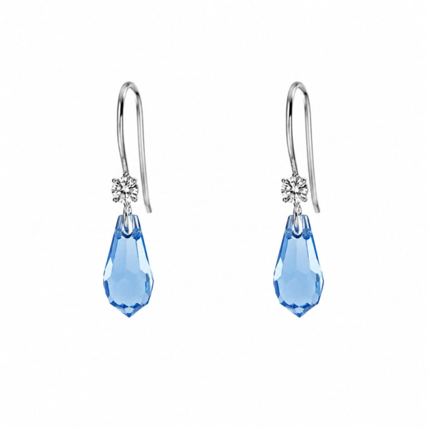 Aros Sally Celeste - Avant Cristal Swarovski Elements