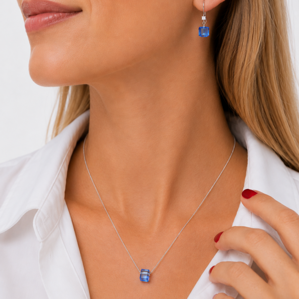 Set Lily Azul - Avant Cristal Swarovski Elements