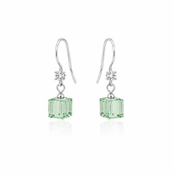 Aros Lily Verde - Avant Cristal Swarovski Elements 1A10VE