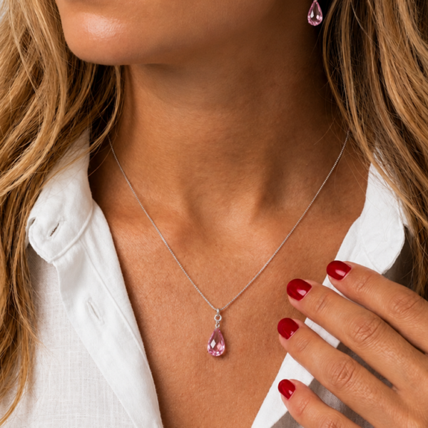 Set Sally Rosa - Avant Cristal Swarovski Elements