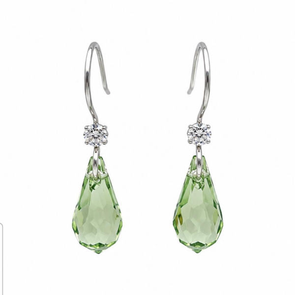 Aros Sally Verde - Avant Cristal Swarovski Elements