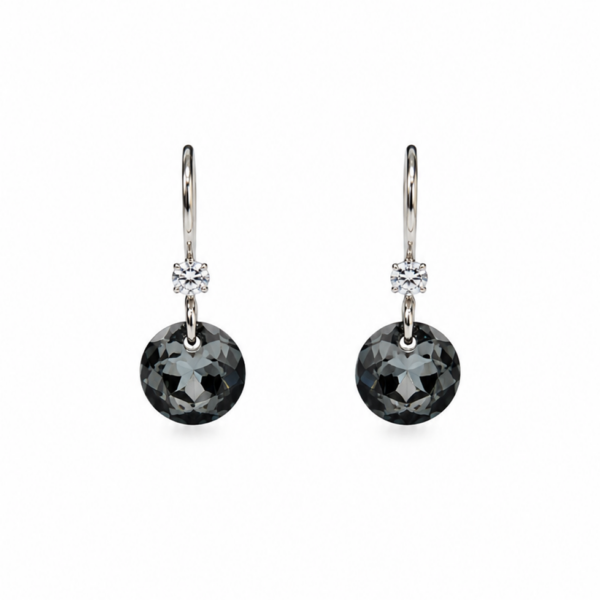 Aros Lucy Gris- Avant Cristal Swarovski Elements