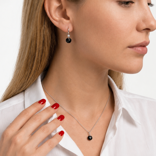 Set Lucy Negro - Avant Cristal Swarovski Elements