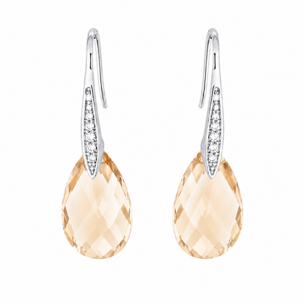 Aros Clementina Ámbar - Avant Cristal Swarovski Elements