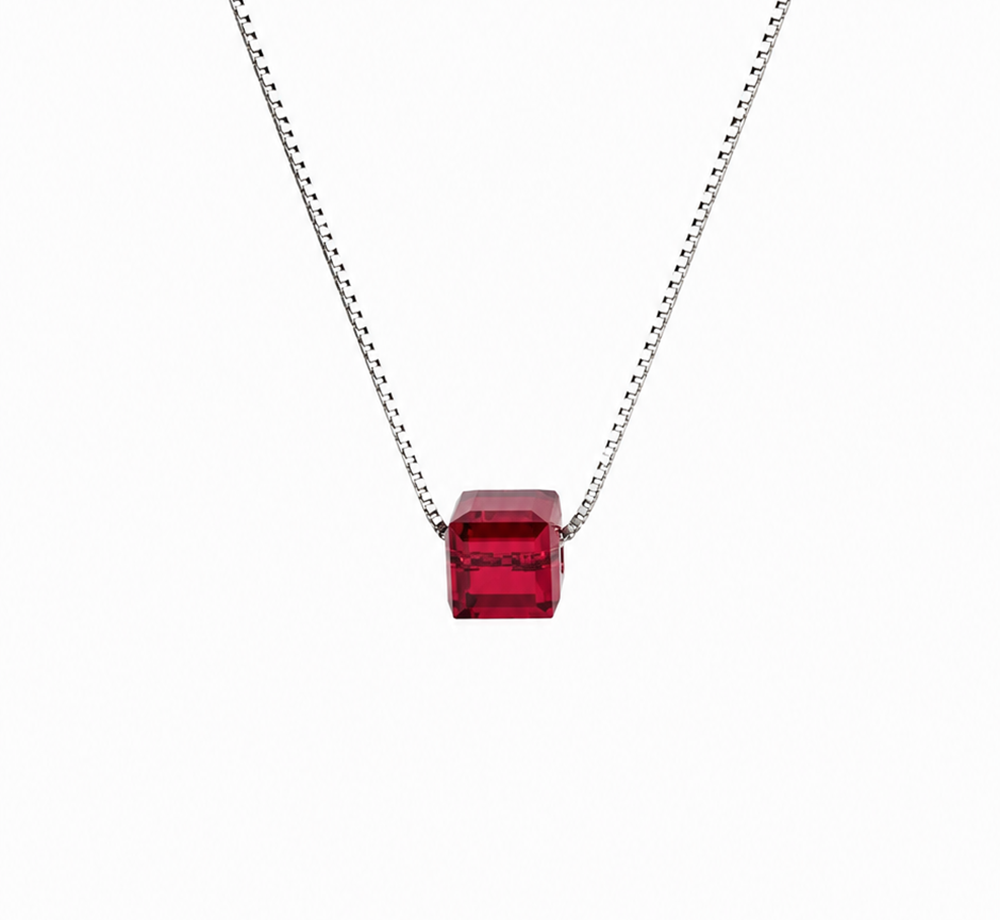 Set Lily Rojo - Avant Cristal Swarovski Elements - Imagen 2